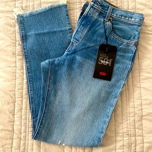 Levis Premium 501 High Rise Straight Leg NWT 29x30